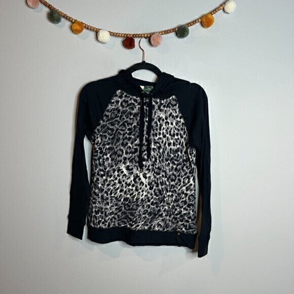 Lauren Ralph Lauren Active animal print waffle hoodie - Picture 1 of 4